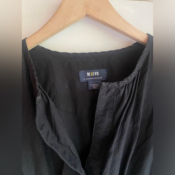 Anthropologie Black Somerset Maxi Dress - Picture 6 of 10